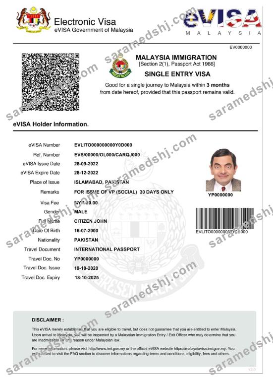 MALAYSIA e-visa